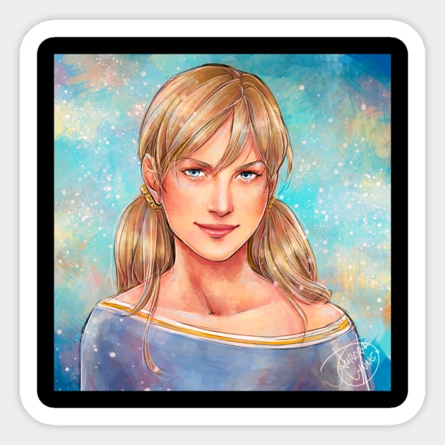 Aurore Color Study Sticker by auroralynne